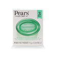 1x Pack of 3x Pears Pure and Gentle Lemon Flower Soap Bar 75g Sensitive Skin