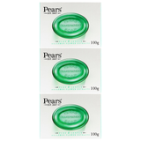 3x Pears 100g Bar Soap Pack - Pure & Gentle with Lemon Flower Extracts