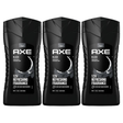 3x Axe 250ml Black 3-in-1 Body, Face & Hair Wash Pack - Green Fruit Sage