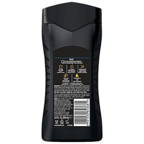 Axe 250ml Black 3-in-1 Body, Face & Hair Wash - Green Fruit Sage