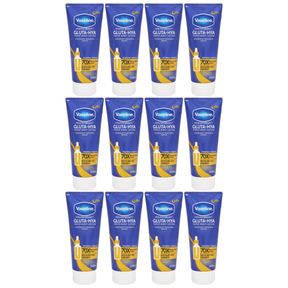12x Vaseline 200ml Serum Burst Body Lotion Bulk Pack - Healthy Bright Gluta-Hya Overnight Repair