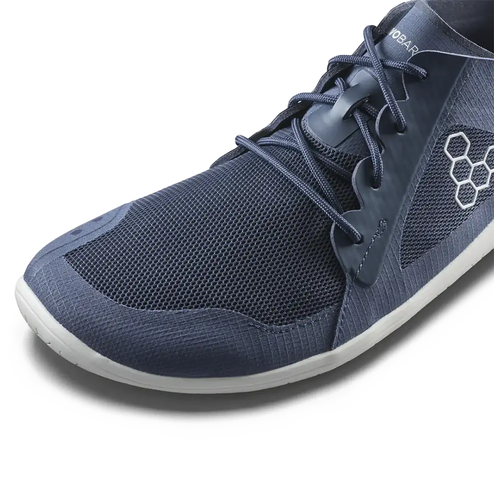 Vivobarefoot Primus Lite IV Mens Barefoot Shoes - Midnight Blue (Lightweight Recycled Runners)