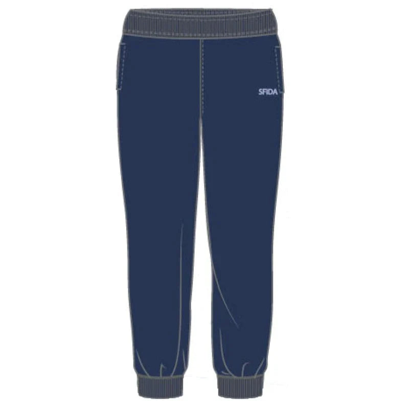 Sfida Elementary Kids Fleece Track Pants - Navy (Childrens Trackies) - NAVY