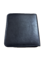 Leather Look CD Wallet Sleeve Holder Disc Ideal Storage Carry Case for 12 CDs in Black