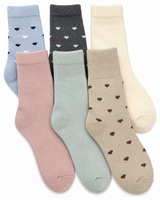 6 Pairs Coco&Hana Womens Thick Alpaca Wool Blend Socks (EU36-EU41) - Thermal Cosy & Warm