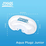 Zoggs Aqua-Plugz Standard Swimming Ear Plugs - Junior (6-14 Years)