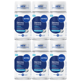 6x Nivea Womens Derma Control 72H Roll-On Antiperspirant Deodorant Bulk Pack - 50ml