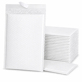 100x White Poly Bubble Mailers Padded Cushioned Postage Envelope - "Size 4" (265mm x 375mm)