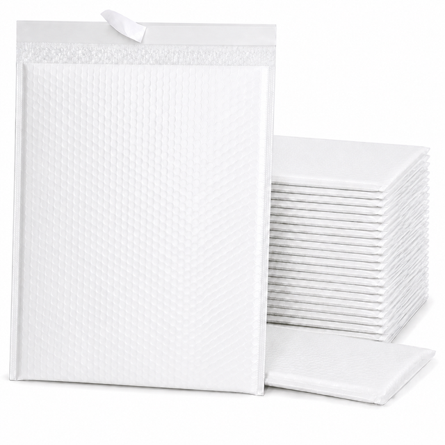 100x White Poly Bubble Mailers Padded Cushioned Postage Envelope - "Size 6" (360mm x 470mm)