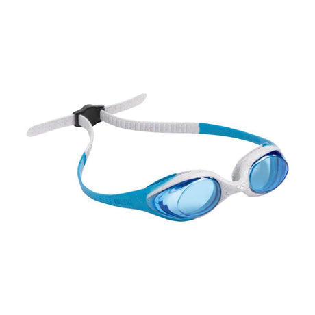 Arena Spider Junior Swimming Goggles in Blue/Grey/Blue – Ages 6–12