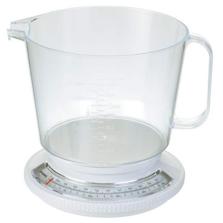 3x Propert 2.2kg Kitchen Scale with Jug Dishwasher Safe Scales