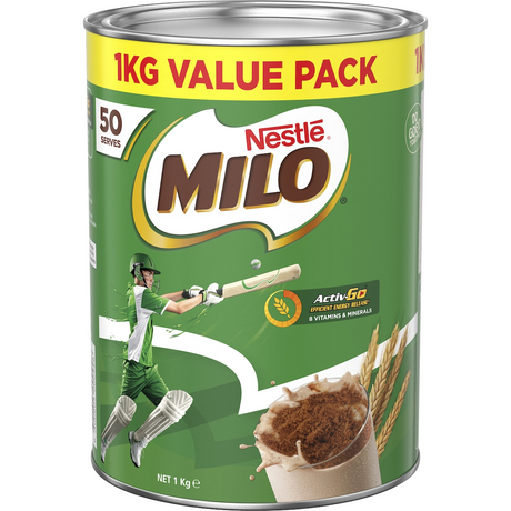 1kg Nestle Milo Malt Chocolate Drinking Powder Hot or Cold - Product of Australia (Fresh Batch)