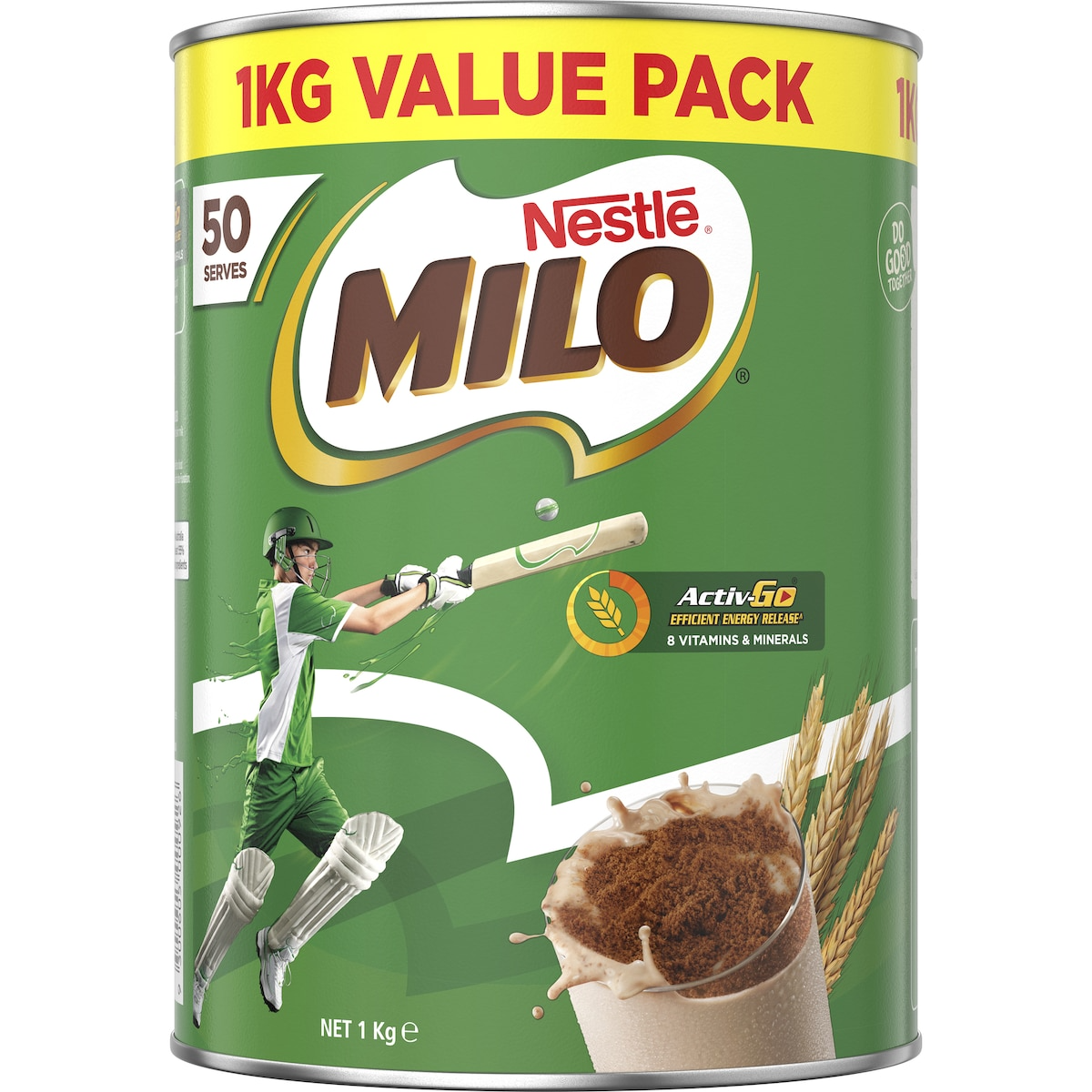 1kg Nestle Milo Malt Chocolate Bulk Value Pack - Hot/Cold Drinking Powder (Fresh Batch from Australia)