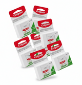 6x Colgate Total Dental Floss Mint 25m Bulk Pack - Waxed Plaque Removal Gum Care