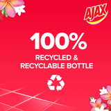 3x Ajax Tropical Breeze Floor Cleaner 750ml Bulk Pack (Divine Blends)