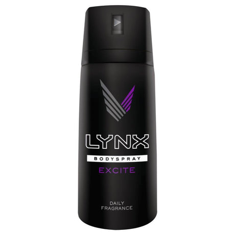 Lynx 100g Excite Body Spray Deodorant Antiperspirant