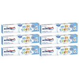 6x Macleans 63g Fluoride Milk Teeth Toothpaste Bulk Pack - Gentle Care (Babies 0-3 Years)