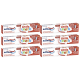 6x Macleans 63g Fluoride Little Teeth Toothpaste Bulk Pack - Bubble Mint (Kids 4-6 Years)