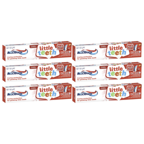 6x Macleans 63g Fluoride Little Teeth Toothpaste Bulk Pack - Bubble Mint (Kids 4-6 Years)