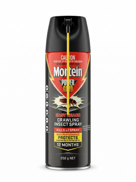 Mortein PowerGard Easy Reach Crawling Insect Spray 250g