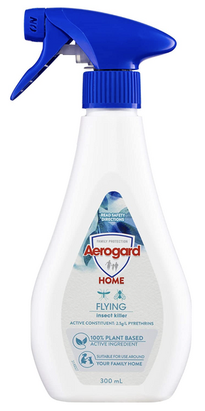 Aerogard Home Flying Insect Killer 100% Plant Based Active Ingredient 300ml