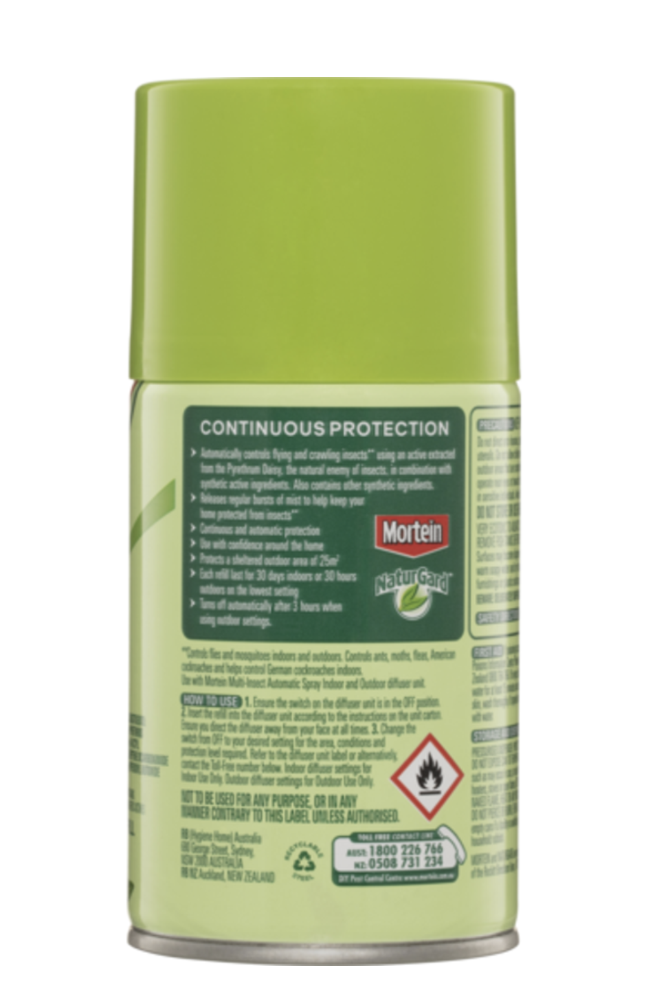 Mortein NaturGard Multi-Insect Automatic Spray Refill - Eucalyptus 152g