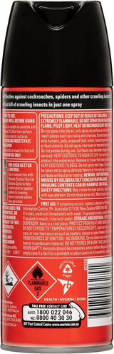 Mortein Fast Knockdown Odourless Surface Spray 250g - Crawling Insect Killer