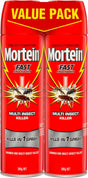 1 Pack of 2 300g Mortein Fast Knockdown Multi Insect Killer Surface Spray