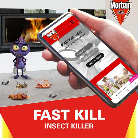 Mortein Fast Knockdown Multi-Insect Killer Surface Spray 300g - 2 Pack