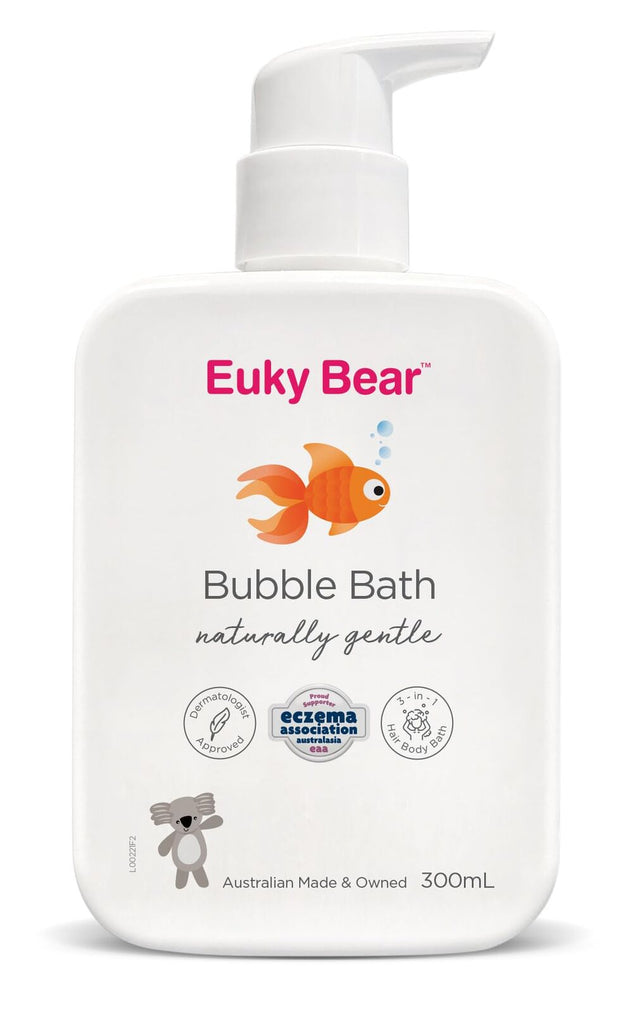 Euky Bear Bubble Bath 3-in-1 Hair Body Bath Kids Sensitive Skin 300ml
