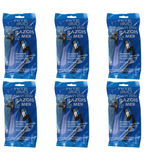 6x Rite Aid Mens Twin Blade Razors Advanced Stainless Steel Bulk Pack - Soft Grip (5 Pack)