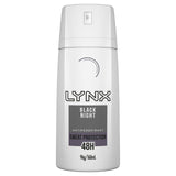 Lynx 160ml Black Night 48H Antiperspirant Deodorant (Sweat Protection)