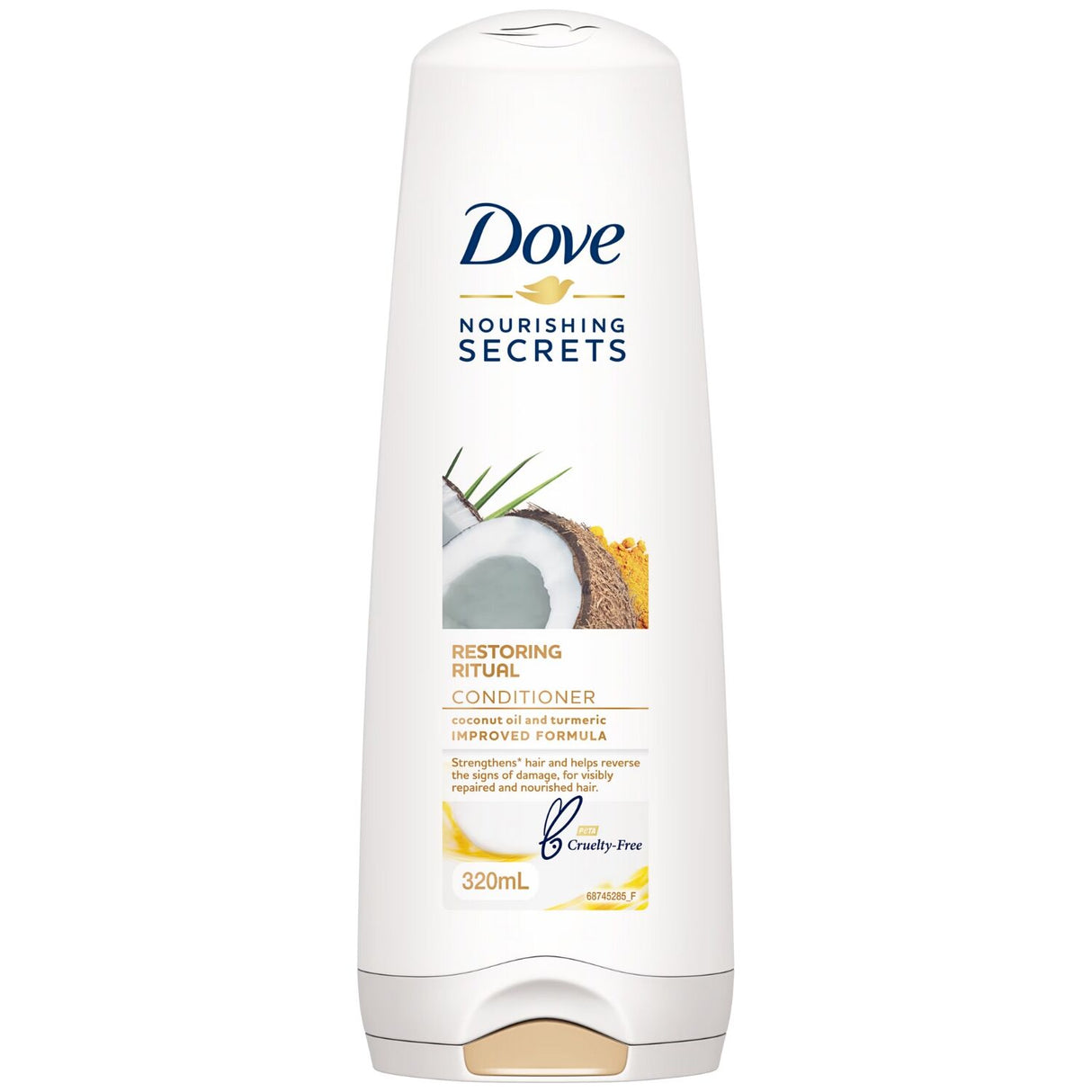 Dove Restoring Ritual Conditioner 320mL Coconut Oil Turmeric Nourishing Repair