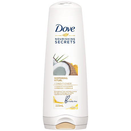 Dove Restoring Ritual Conditioner 320mL Coconut Oil Turmeric Nourishing Repair
