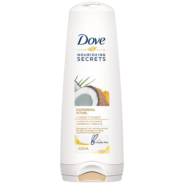 Dove Restoring Ritual Conditioner 320mL Coconut Oil Turmeric Nourishing Repair