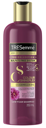 TRESemme Low Foam Colour Protect Shampoo Colour Shineplex w/ Camellia Oil 350ml
