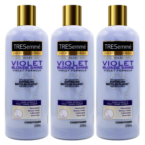 3x TRESemmé 675ml Pro Collection Violet Blonde Shine Conditioner (Pack)