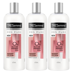 3x TRESemmé 675ml Radiant Colour Conditioner (Pack)