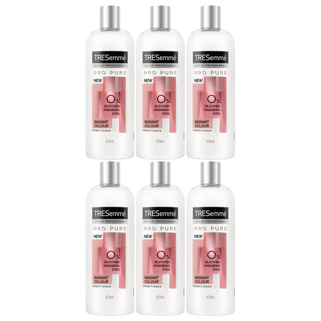 6x TRESemmé 675ml Radiant Colour Conditioner (Bulk Pack)