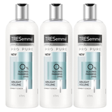 3x TRESemmé Professional 675ml Pro Pure Airlight Volume Conditioner (Pack)
