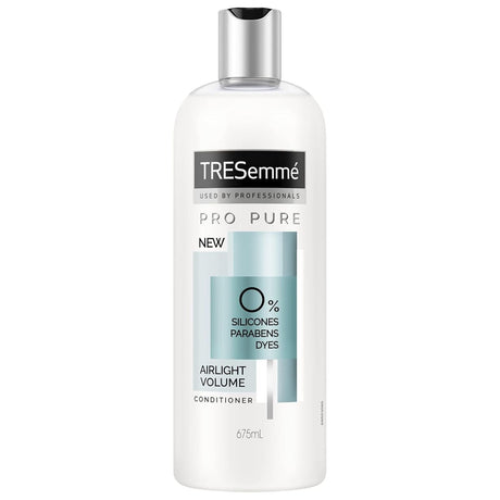 3x TRESemmé Professional 675ml Pro Pure Airlight Volume Conditioner (Bulk Pack)
