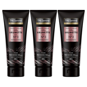 3x TRESemmé 200ml Silky Brunette Hair Mask with Colour Complex Pack - Step 3