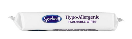 14x Sorbent Clean and Fresh Flushable Wet Wipes Bulk Pack - Hypo Allergenic (560 Pieces Total)