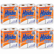 6x Handee Ultra Paper Towels 2-Pack Bulk - White (12 Rolls Total)