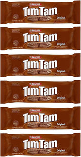 Arnott's Tim Tam Original Chocolate Biscuits 200g - 6 Packets Bulk (Fresh Australian Batch)