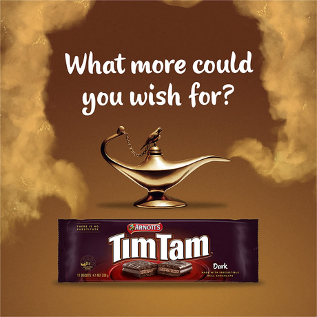 Arnott's Tim Tam Dark Chocolate Biscuits 200g - 1 Packet (Fresh Australian Batch)
