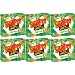 6x Arnott's Shapes Barbecue Cracker Biscuits 175g Bulk Pack - Product of Australia (Fresh Batch)