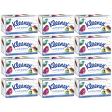 12x Kleenex Soft & Thick 3-Ply Facial Tissues Bulk Pack - 95 Sheet Pack