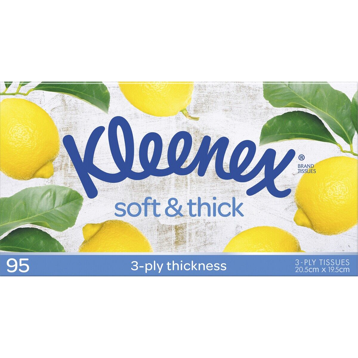 Kleenex Soft & Thick 3-Ply Facial Tissues - 95 Sheet Pack