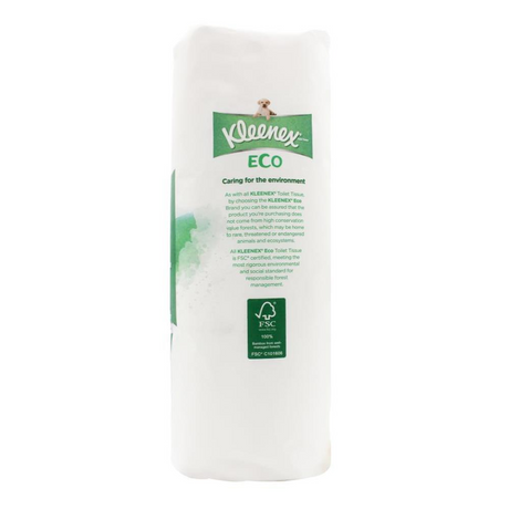 KLEENEX TOILET TISSUE ECO BAMBOO FIBRE 9 ROLLS X 180 SHEETS
